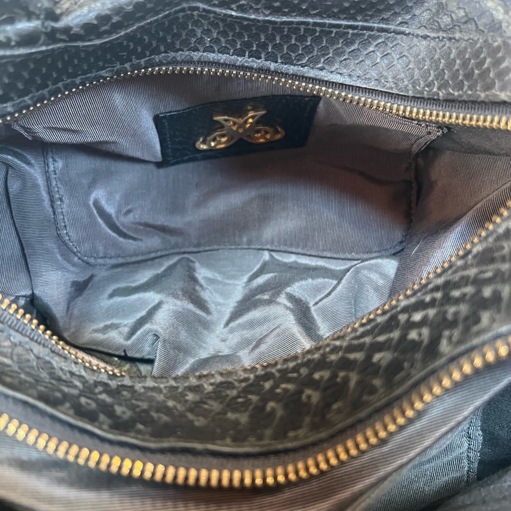 Jack Rabbit Black Leather Handbag - Picture 8 of 10